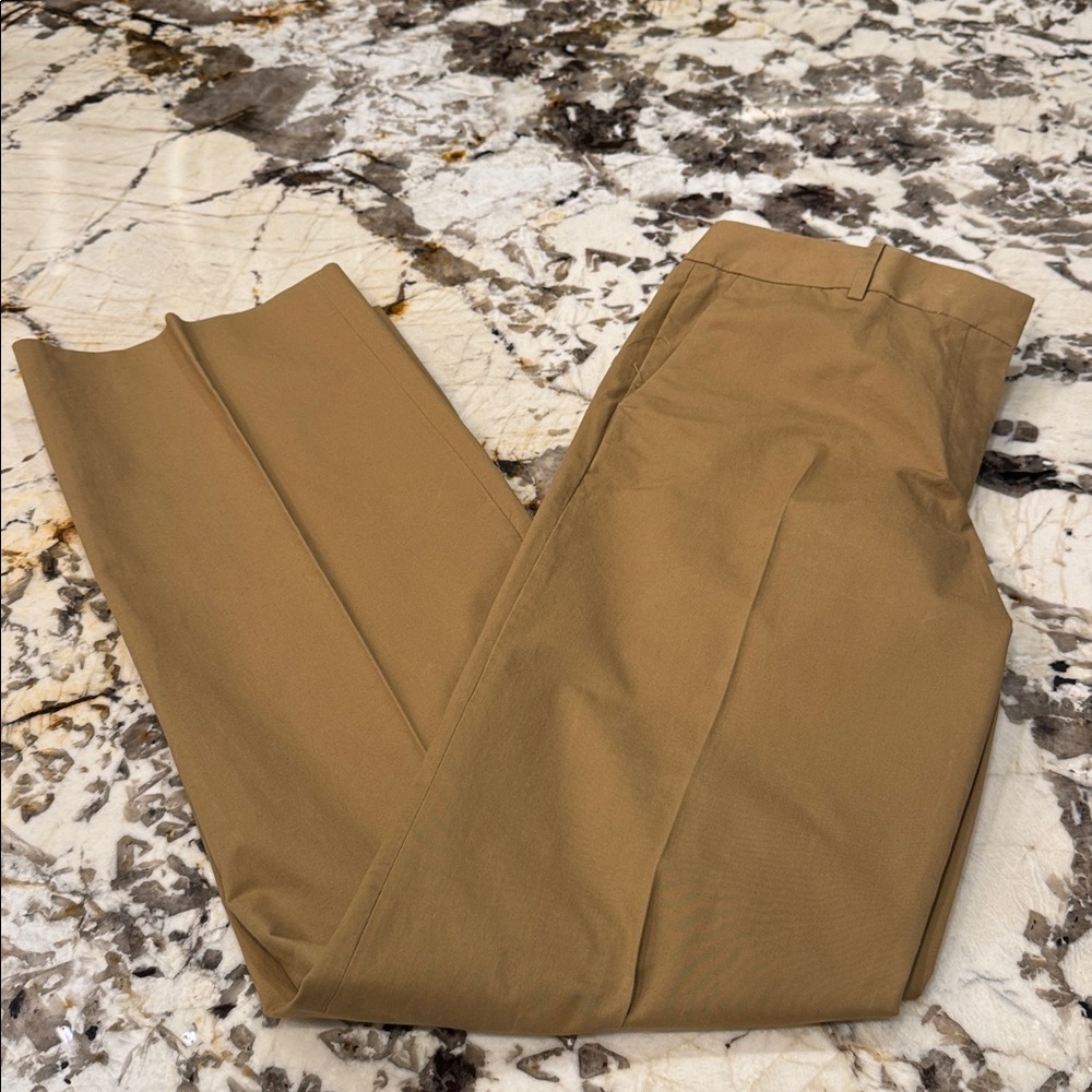 J. Crew Cafe Trouser in Light Brown